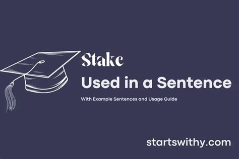 stake in a sentence|when to use but.